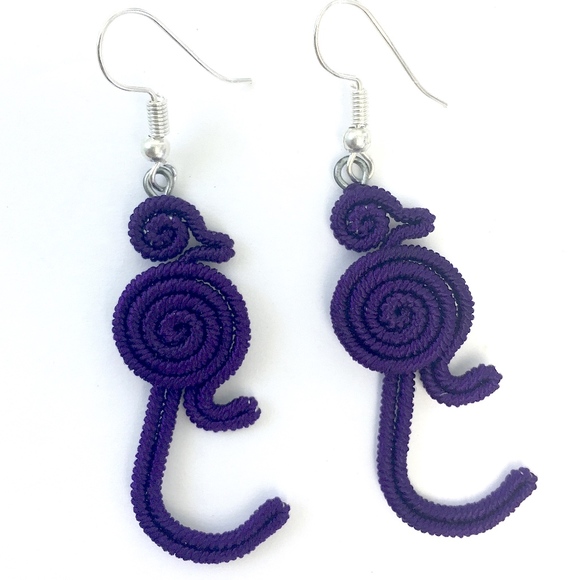 🌿FREE with Purchase 🌿Monkey Dangle Earrings - Picture 1 of 6